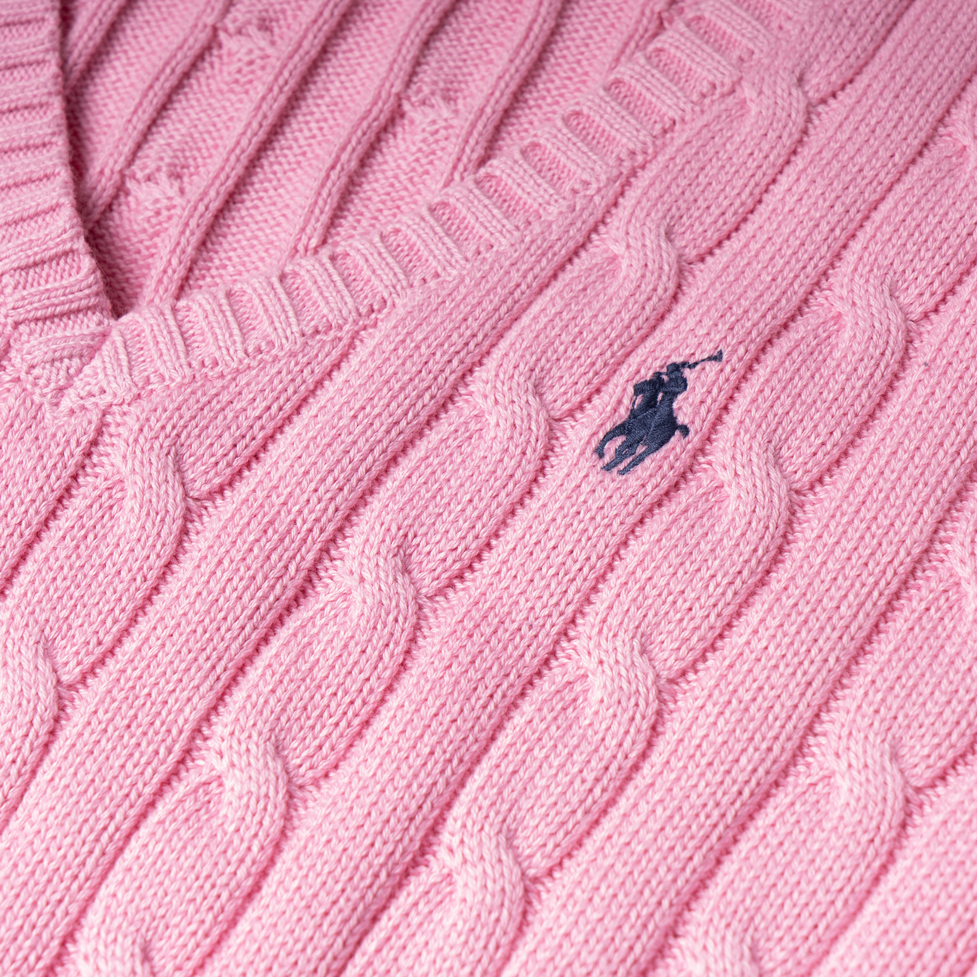 (Women) Polo Ralph Lauren SS23 Pink V-Neck Pullover Sweater  Long Sleeve. 211891641-004 圖 7