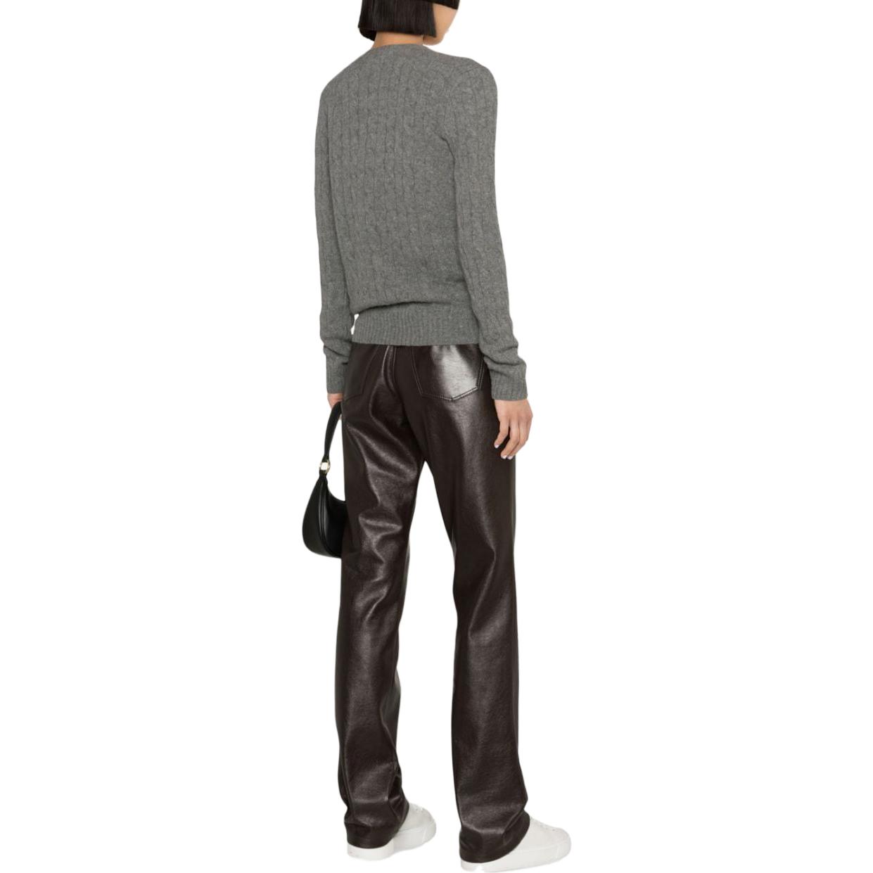 (Women) Polo Ralph Lauren SS23 Solid Knit Crewneck Sweater  Grey. 211910421013 圖 6