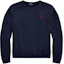 Buy (W) Polo Ralph Lauren SS23 Logo Sulam Navy Blue Crewneck Sweatshirt Lelaki WMPOKNINFB20446-410