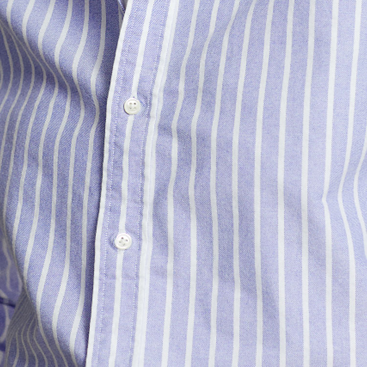 (Women) Polo Ralph Lauren SS23 Striped Logo Embroidery Long Sleeve Shirt Women Light Blue WMPOSHTNDO20368-400 圖 11