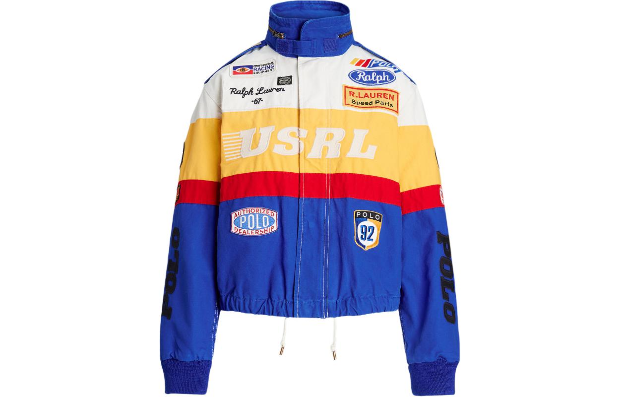 Order (W) Polo Ralph Lauren SS24 字母數字賽車飛行員外套皇家藍 WMPOOTWNDG20049-400