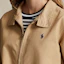 Details for (W) Polo Ralph Lauren SS24 Jaket Kasual Loose Fit Stand Collar Khaki. WMPOOTWN5A20073-250