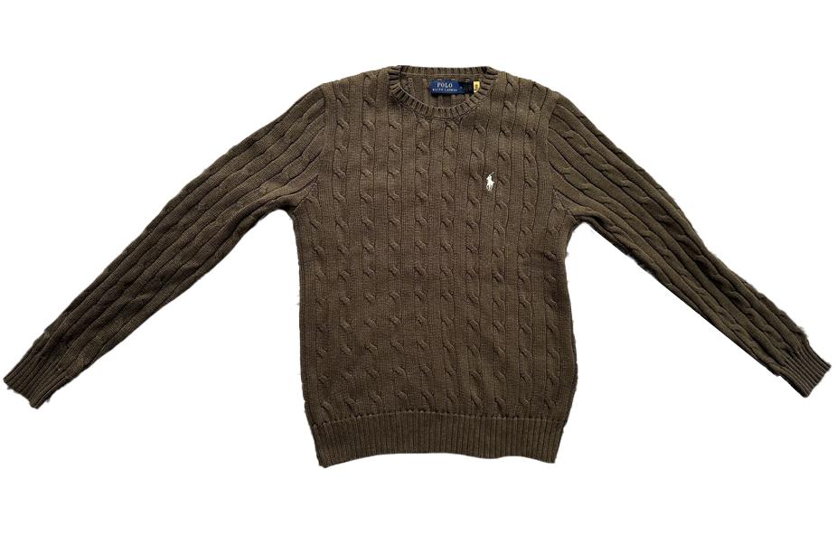 (Women) Polo Ralph Lauren SS24  Embroidered Crewneck Sweater Army Green. 211570012-112 圖 2