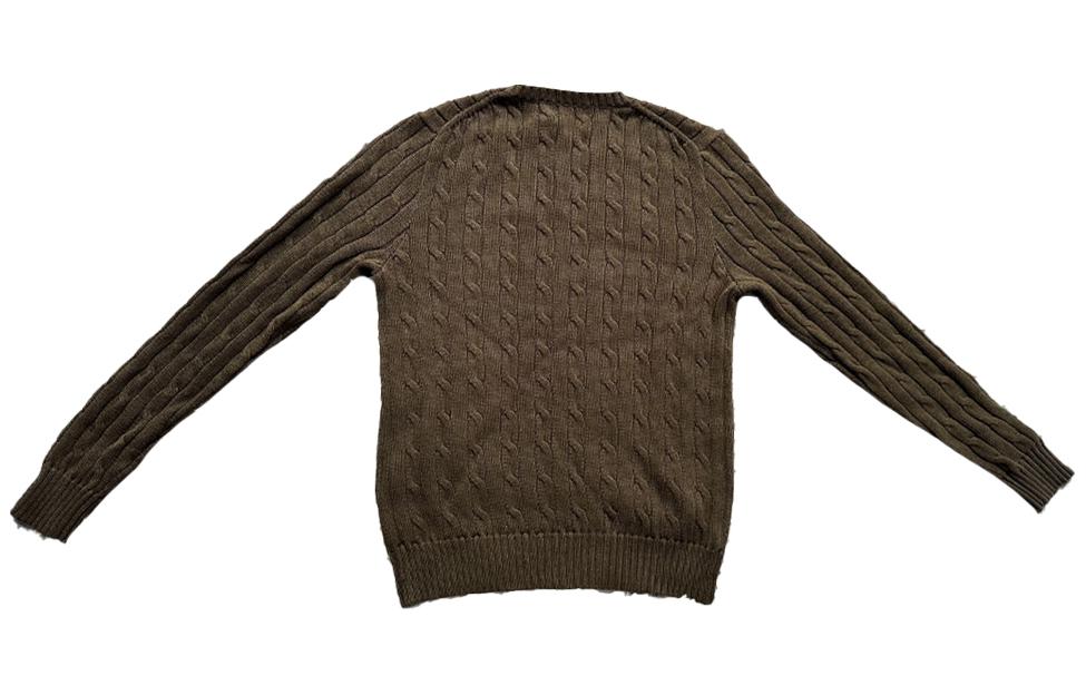 (Women) Polo Ralph Lauren SS24  Embroidered Crewneck Sweater Army Green. 211570012-112 圖 3