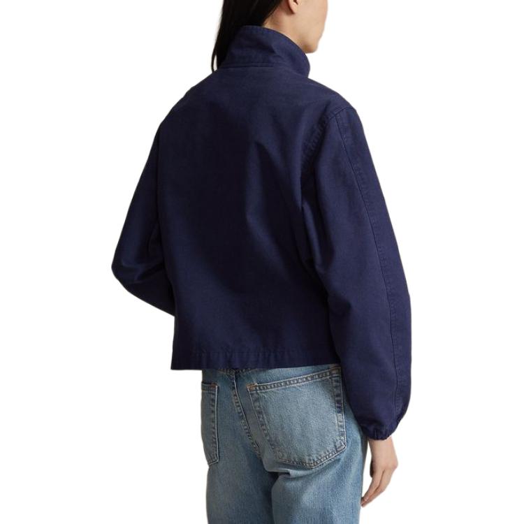 (Women) Polo Ralph Lauren SS24  Embroidered Pony Zip-Up Relaxed Jacket Deep Blue. WMPOOTWN5A20066-410 圖 4