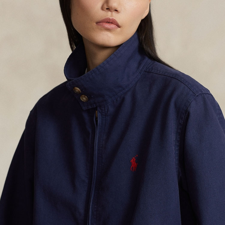 (Women) Polo Ralph Lauren SS24  Embroidered Pony Zip-Up Relaxed Jacket Deep Blue. WMPOOTWN5A20066-410 圖 7