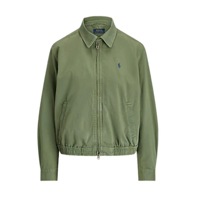 (Women) Polo Ralph Lauren SS24 Green Logo Embroidered Long Sleeve Jacket. 211934952010