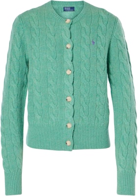 (W) Polo Ralph Lauren SS24绿色长袖针织开衫徽标刺绣 211910443-014 Buy (W) Polo Ralph Lauren SS24绿色长袖针织开衫徽标刺绣 211910443-014