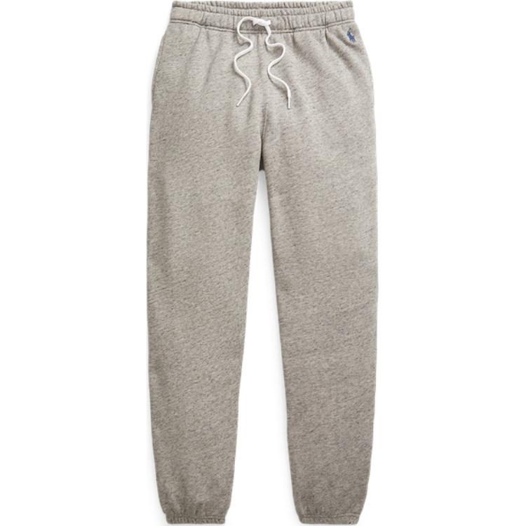 (Women) Polo Ralph Lauren SS24  Grey Tapered Knit Joggers with Drawstring Waist. WMPOPNTNBQ20241-020