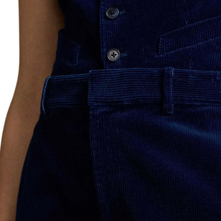 Details for (W) ポロラルフローレン SS24 インディゴ ハイウエスト テーパード カジュアルパンツ ポケット付き WMPOPNTNDL20231-410