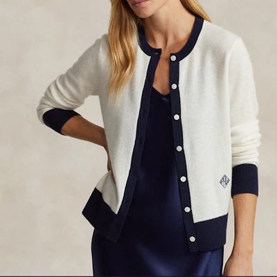 (W) Polo Ralph Lauren SS24 Loose-Fit Cardigan Rajut Bordir Multicolor. WMPOSWENDW20228-999 Lookbook (W) Polo Ralph Lauren SS24 Loose-Fit Cardigan Rajut Bordir Multicolor. WMPOSWENDW20228-999