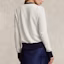 Shop (W) Polo Ralph Lauren SS24 Loose-Fit Cardigan Rajut Bordir Multicolor. WMPOSWENDW20228-999