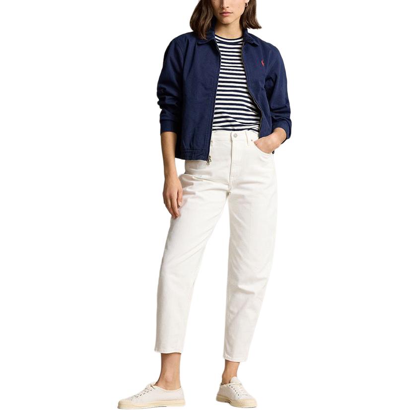 Lookbook (W) Polo Ralph Lauren SS24 海军蓝宽松版刺绣标志夹克. WMPOOTWN5A20070-410