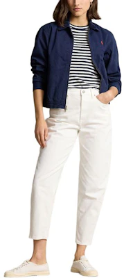 (W) Polo Ralph Lauren SS24 海军蓝宽松版刺绣标志夹克. WMPOOTWN5A20070-410 Lookbook (W) Polo Ralph Lauren SS24 海军蓝宽松版刺绣标志夹克. WMPOOTWN5A20070-410