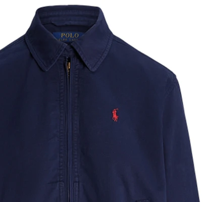 (W) Polo Ralph Lauren SS24 海军蓝宽松版刺绣标志夹克. WMPOOTWN5A20070-410 Sizing (W) Polo Ralph Lauren SS24 海军蓝宽松版刺绣标志夹克. WMPOOTWN5A20070-410