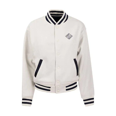 (Women) Polo Ralph Lauren SS24 Reversible Striped Single-Breasted White Jacket. 211924214-001