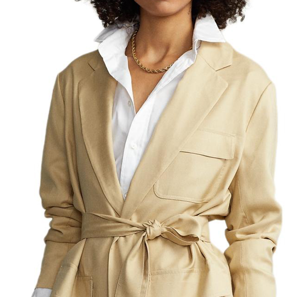 Purchase (W) Polo Ralph Lauren SS24 絲羊毛長袖腰帶西裝外套-寬鬆版 WMPOOTWN5V20134-101