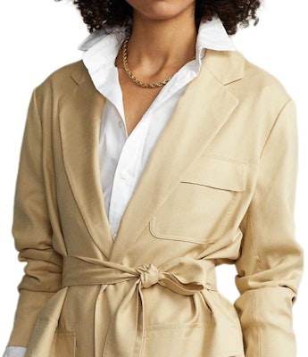 (W) Polo Ralph Lauren SS24 絲羊毛長袖腰帶西裝外套-寬鬆版 WMPOOTWN5V20134-101 Purchase (W) Polo Ralph Lauren SS24 絲羊毛長袖腰帶西裝外套-寬鬆版 WMPOOTWN5V20134-101