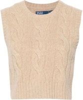 (Women) Polo Ralph Lauren SS24 Sleeveless Knit Top in Light Beige. 211941553 (Women) Polo Ralph Lauren SS24 Sleeveless Knit Top in Light Beige. 211941553