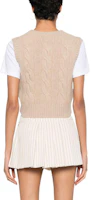 Shop (W) Polo Ralph Lauren SS24 無袖針織上衣淺米色款。 211941553