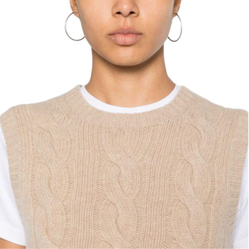 Details for (W) Polo Ralph Lauren SS24 無袖針織上衣淺米色款。 211941553