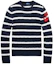 Order (Women) Polo Ralph Lauren SS24 Slim-Fit Color-Block Knit Striped Sweater WMPOSWENC020873-410