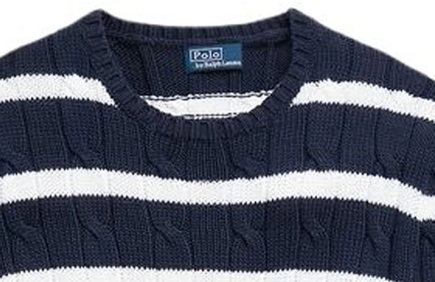 (Women) Polo Ralph Lauren SS24 Slim-Fit Color-Block Knit Striped Sweater WMPOSWENC020873-410 Sizing (Women) Polo Ralph Lauren SS24 Slim-Fit Color-Block Knit Striped Sweater WMPOSWENC020873-410