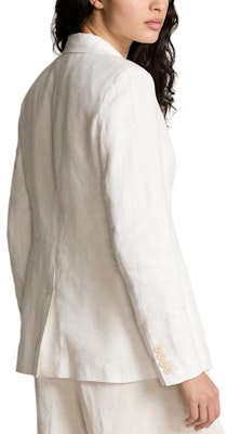 (W) Polo Ralph Lauren SS24 修身剪裁長袖西裝外套 米色內維斯島款式 WMPOOTWN5V20244-100 Purchase (W) Polo Ralph Lauren SS24 修身剪裁長袖西裝外套 米色內維斯島款式 WMPOOTWN5V20244-100