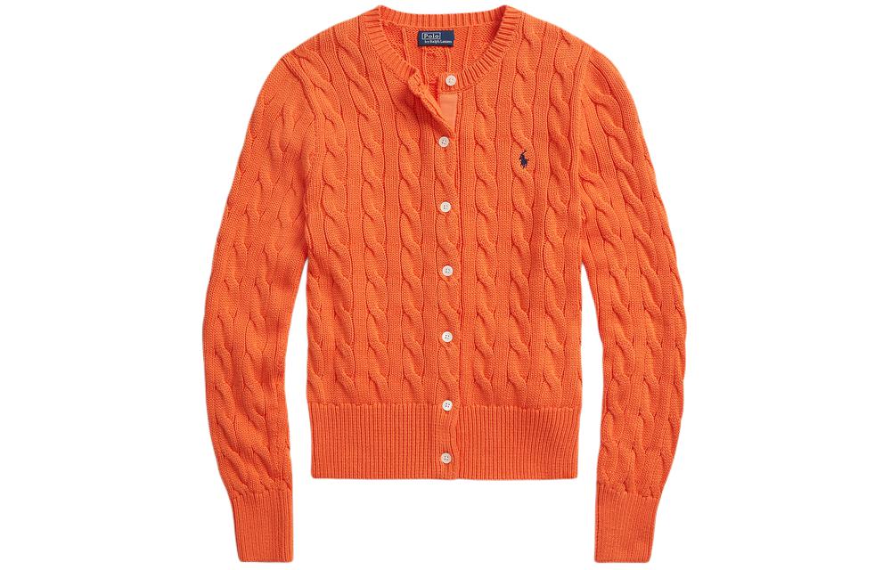 Order (W) Polo Ralph Lauren SS24 修身款橘色針織開襟外套 WMPOSWENDW20234-400