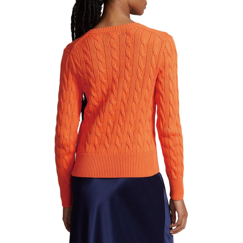 Details for (W) Polo Ralph Lauren SS24 修身款橘色針織開襟外套 WMPOSWENDW20234-400