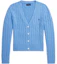 Order (Women) Polo Ralph Lauren SS24 Slim Fit V-neck Knit Cardigan Blue. WMPOSWENDW20247-400