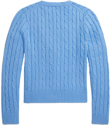 (Women) Polo Ralph Lauren SS24 Slim Fit V-neck Knit Cardigan Blue. WMPOSWENDW20247-400 Lookbook (Women) Polo Ralph Lauren SS24 Slim Fit V-neck Knit Cardigan Blue. WMPOSWENDW20247-400