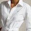 Details for (W) Polo Ralph Lauren SS24 Camisa Blanca de Manga Larga Casual para Mujer. WMPODRSNFA20589-100