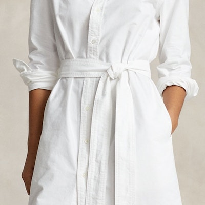 (W) Polo Ralph Lauren SS24 Camisa Blanca de Manga Larga Casual para Mujer. WMPODRSNFA20589-100 Sizing (W) Polo Ralph Lauren SS24 Camisa Blanca de Manga Larga Casual para Mujer. WMPODRSNFA20589-100