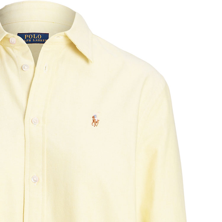 (Women) Polo Ralph Lauren SS24  Solid Single-Breasted Yellow Long Sleeve Shirt. WMPOSHTNDO20527-700 圖 4