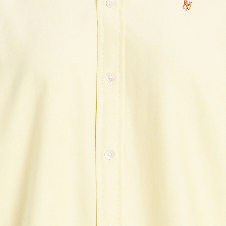 (Women) Polo Ralph Lauren SS24  Solid Single-Breasted Yellow Long Sleeve Shirt. WMPOSHTNDO20527-700 圖 5