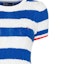Sizing (W) ポロ ラルフ ローレン SS24 ストライプ カラーブロック ニット 白 Tシャツ 半袖 211924445-001
