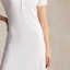 Sizing (W) Polo Ralph Lauren SS24 白色刺绣标志A字短袖连衣裙 WMPODRSNFA20683-100
