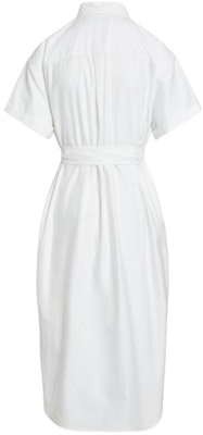 (Women) Polo Ralph Lauren SS24 White Loose Fit Short Sleeve Dress with Pony Logo. WMPODRSNFA20681-100 Lookbook (Women) Polo Ralph Lauren SS24 White Loose Fit Short Sleeve Dress with Pony Logo. WMPODRSNFA20681-100