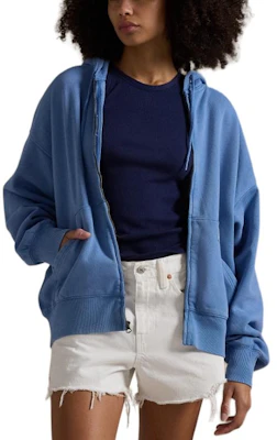 (Women) Polo Ralph Lauren SS24 Blue Solid Zip-Up Oversized Hoodie WMPOKNINFB20682-400 Shop (Women) Polo Ralph Lauren SS24 Blue Solid Zip-Up Oversized Hoodie WMPOKNINFB20682-400