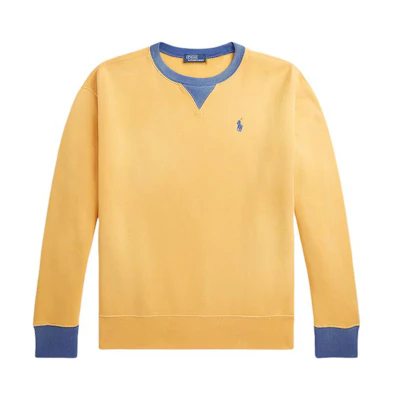 (Women) Polo Ralph Lauren SS24 Logo Embroidered Oversized Crewneck Sweatshirt Women Multicolor WMPOKNINFB20595-710
