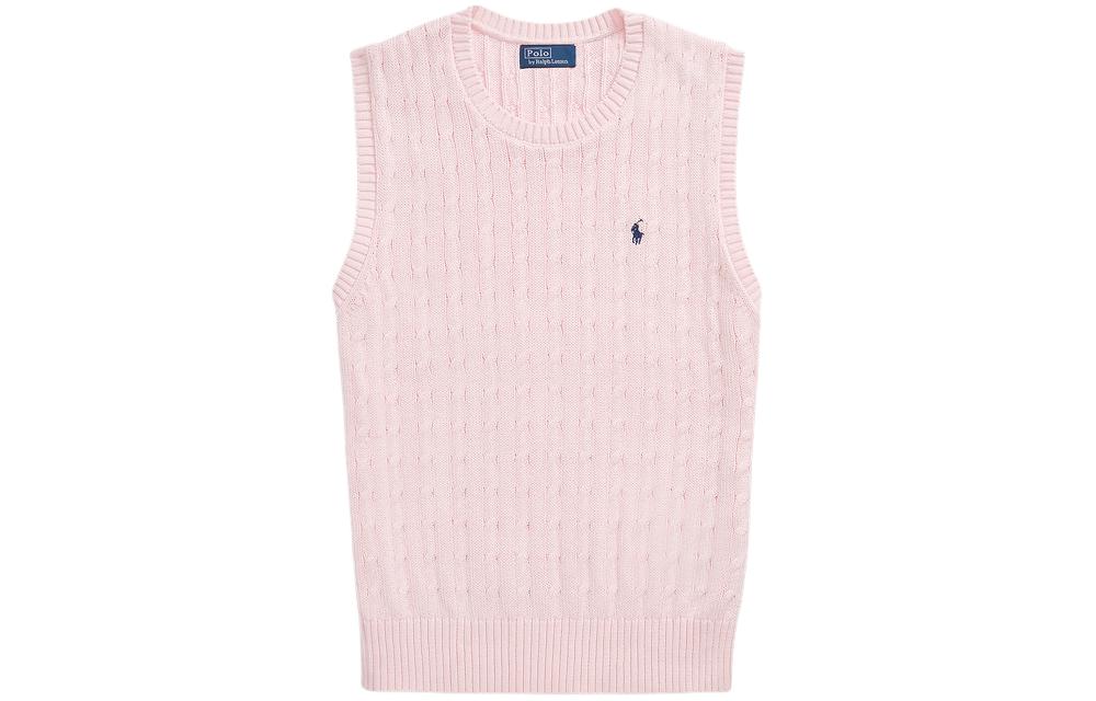 (Women) Polo Ralph Lauren SS24 Slim Fit Knit Sleeveless Top Women’s Pink WMPOSWENC020898-650