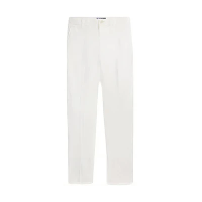 (Women) Polo Ralph Lauren SS24 Slim Fit Mid-Rise White Casual Pants for Women. WMPOPNTNDL20124-100