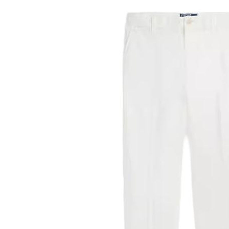Details for (W) Pantalones Casuales Slim Fit Mid-Rise Blancos Polo Ralph Lauren SS24 Mujer. WMPOPNTNDL20124-100