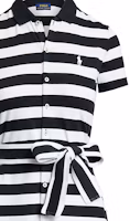 Purchase (W) Polo Ralph Lauren SS24 條紋休閒A字短袖中長洋裝 女款 多色 WMPODRSNFA20644-001