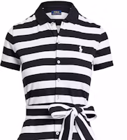 Details for (W) Polo Ralph Lauren SS24 條紋休閒A字短袖中長洋裝 女款 多色 WMPODRSNFA20644-001