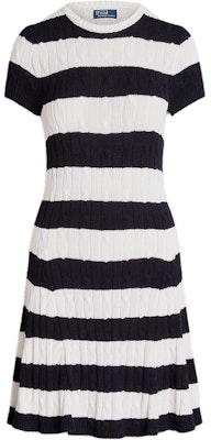 (Women) Polo Ralph Lauren SS24 Striped Short-Sleeve Mini Dress Women’s Blue/White WMPODRSNFA20686-410 Buy (Women) Polo Ralph Lauren SS24 Striped Short-Sleeve Mini Dress Women’s Blue/White WMPODRSNFA20686-410