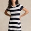 Details for (Women) Polo Ralph Lauren SS24 Striped Short-Sleeve Mini Dress Women’s Blue/White WMPODRSNFA20686-410