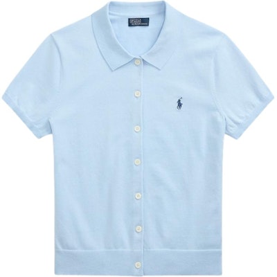 (W) Polo Ralph Lauren SS25 Biru Baju Pendek Berbutang Rajut Kardigan. WMPOSWENDW20402-400 Buy (W) Polo Ralph Lauren SS25 Biru Baju Pendek Berbutang Rajut Kardigan. WMPOSWENDW20402-400