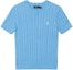 Buy (W) Polo Ralph Lauren SS25 藍色馬標短袖針織圓領T恤 211910987-037